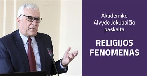 Alvydo Jokubaičio paskaita