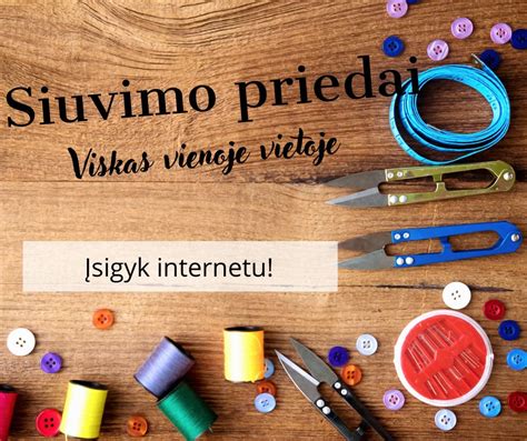 Siuvimo proceso iliustracija