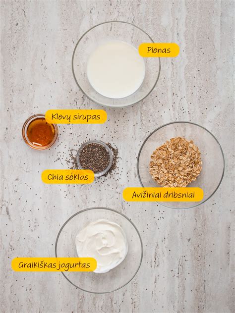 Įvairūs ingredientai sveikiems sausainiams