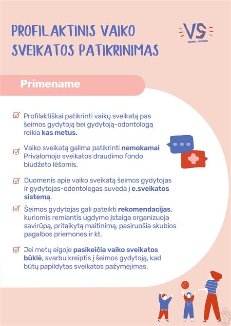 Vaikų sveikatos patikrinimas