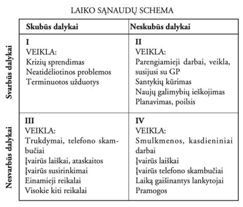 Laiko ir judesio tyrimų schema