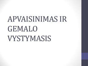 Gemalo vystymasis 4 savaitę