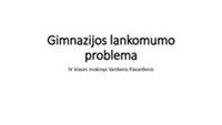 Schematinis mokyklos lankomumo stebėsenos procesas