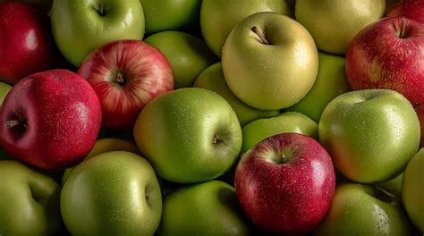 Nuotrauka: skirtingų rūšių obuolių