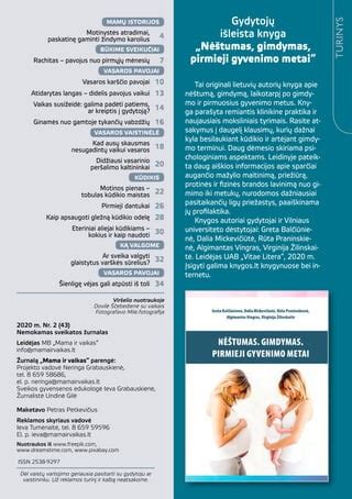 Informacijos šaltiniai apie nėštumą ir gimdymą