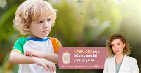 vaiko oda su bėrimu