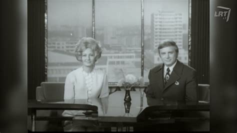 Istorinė nuotrauka iš pirmosios LRT televizijos transliacijos