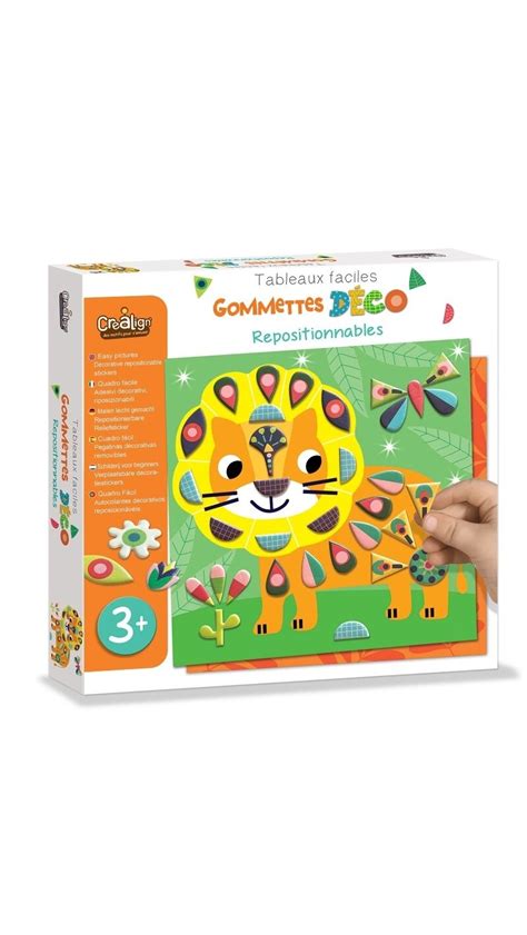 Kūrybinis rinkinys su gyvūnų lipdukais