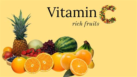 fruits rich in vitamin C