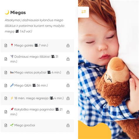 Vaiko miego svarba raidai
