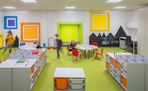 Modulinio darželio interjeras