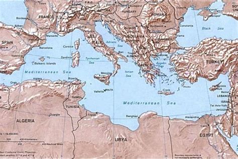 Žemėlapis Viduržemio