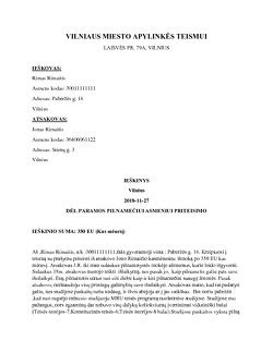 Alimentų priteisimo procesas