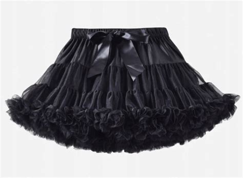 Juodas tiulio sijonas mergaitei