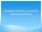 Vaikų socialiniai vaidmenys ir jų ugdymas