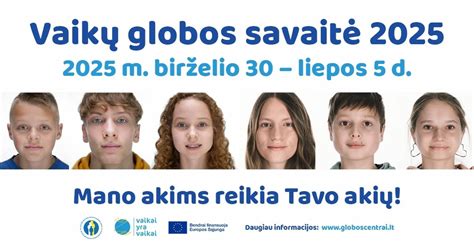 Vaikų globos savaitės renginiai
