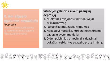 vaikų psichologijos schemos