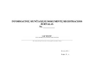 Dokumentų registravimo procesas