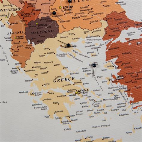 Žemėlapis su Jungo kelionių maršrutais