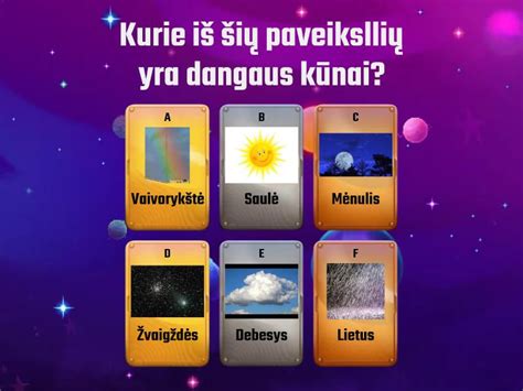 Dangaus kūnai ir jų poveikis