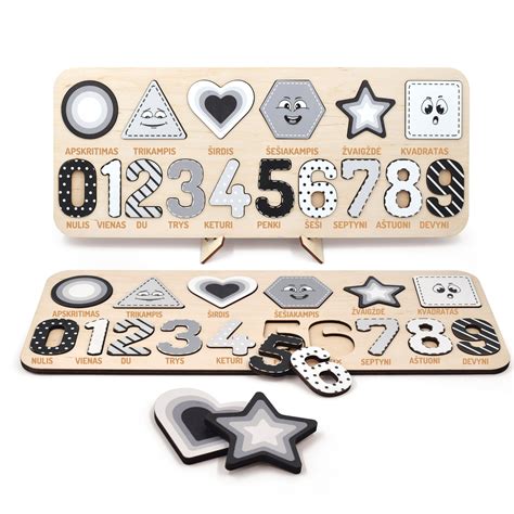 Medinių dėlionių privalumai vaikams