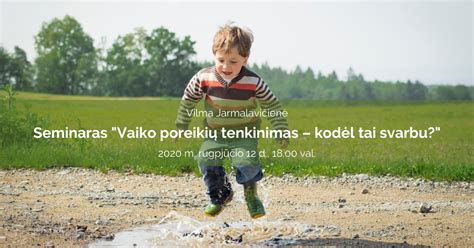 Vaiko poreikių tenkinimas