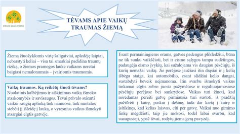 Statistika apie vaikų traumas