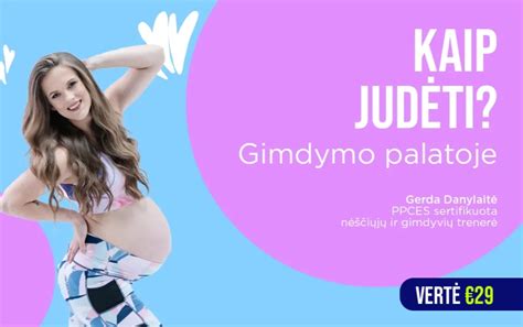 Infografika apie gimdymo eigą