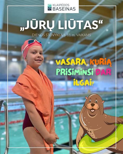 Vaikai plaukia baseine