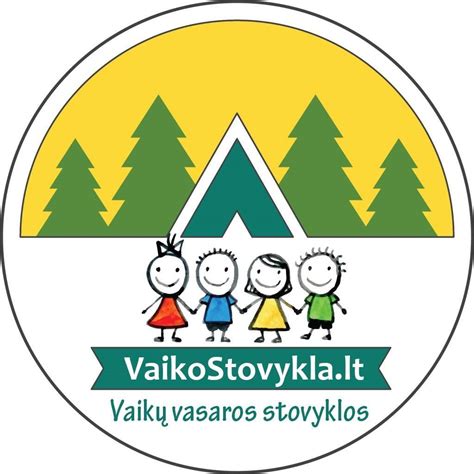 vaikai stovykloje