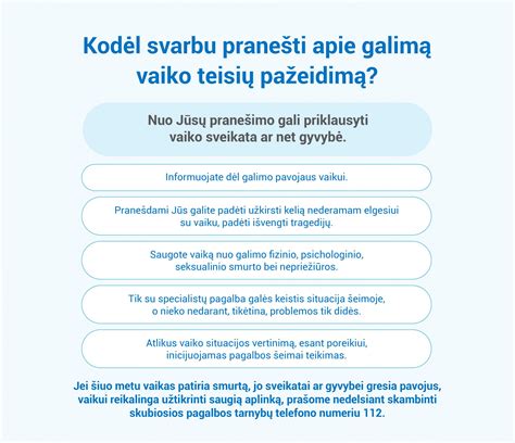 Vaiko ligos pranešimas