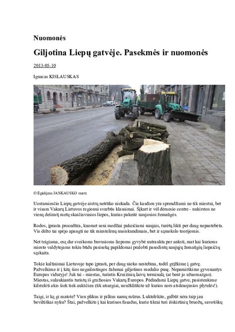 gyvenimo gatvėje pasekmės