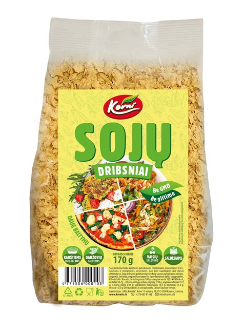 Sojų dribsniai ir daržovės
