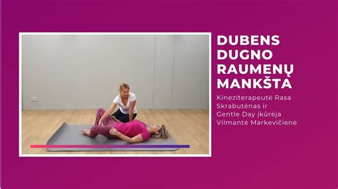 Dubens dugno raumenų mankšta