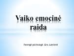 Kūdikio emocijų raida