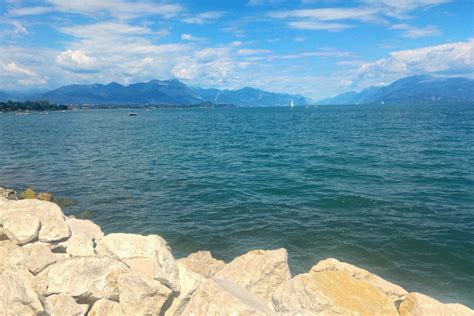 Vaizdas į Gardos ežerą iš Monte Baldo viršukalnės