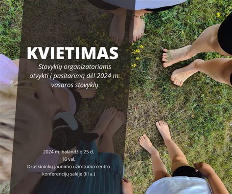 Grafikas su stovyklų datomis ir kainomis