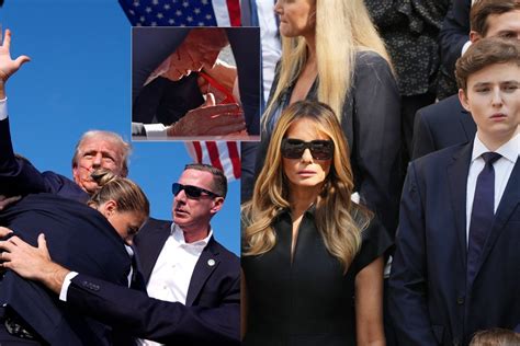 Nuotrauka po pasikėsinimo į Donaldą Trumpą