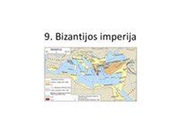 Istorinis Bizantijos imperijos žemėlapis