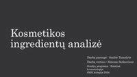 sąrašas saugių kosmetikos ingredientų nėštumo metu