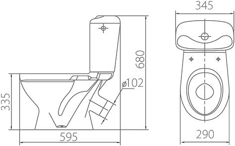 KOLO Bambi vaikiško unitazo matmenys
