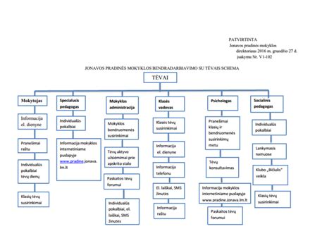 Šeimos ir darželio bendradarbiavimo schema