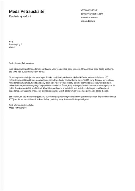 Motyvacinio laiško rašymo procesas