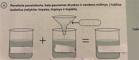 Žiedadulkių ir vandens mišinys