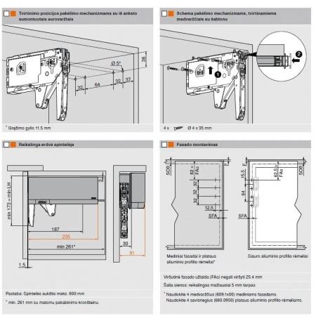 Vežimėlio HERO sulankstymo mechanizmo schema