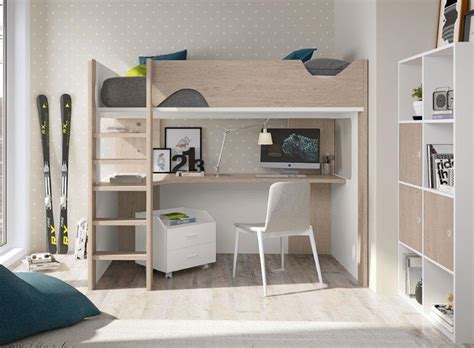 Dviaukštė lova su stalčiais ir rašomuoju stalu