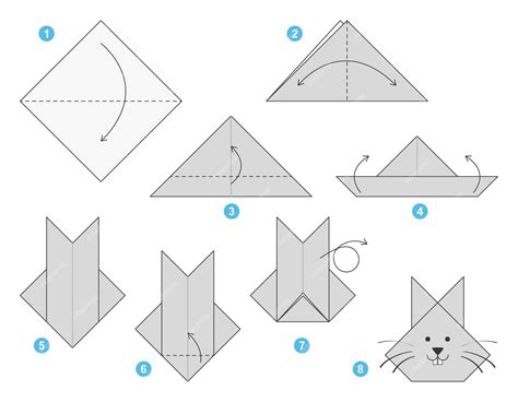 Origami schemos vaikams
