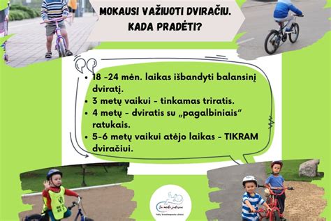 vaikai mokosi važiuoti motociklais