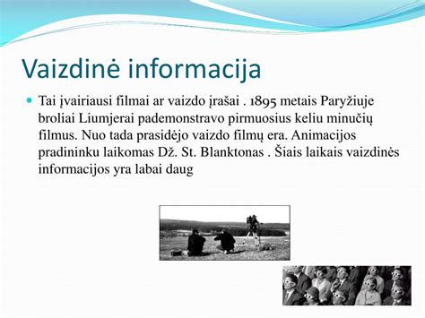 Vaizdinė informacija apie rėmenį ir jo mažinimą