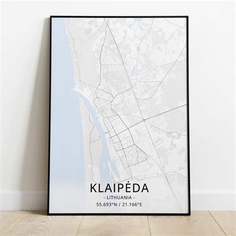 Žemėlapis su Klaipėdos darželių vietomis